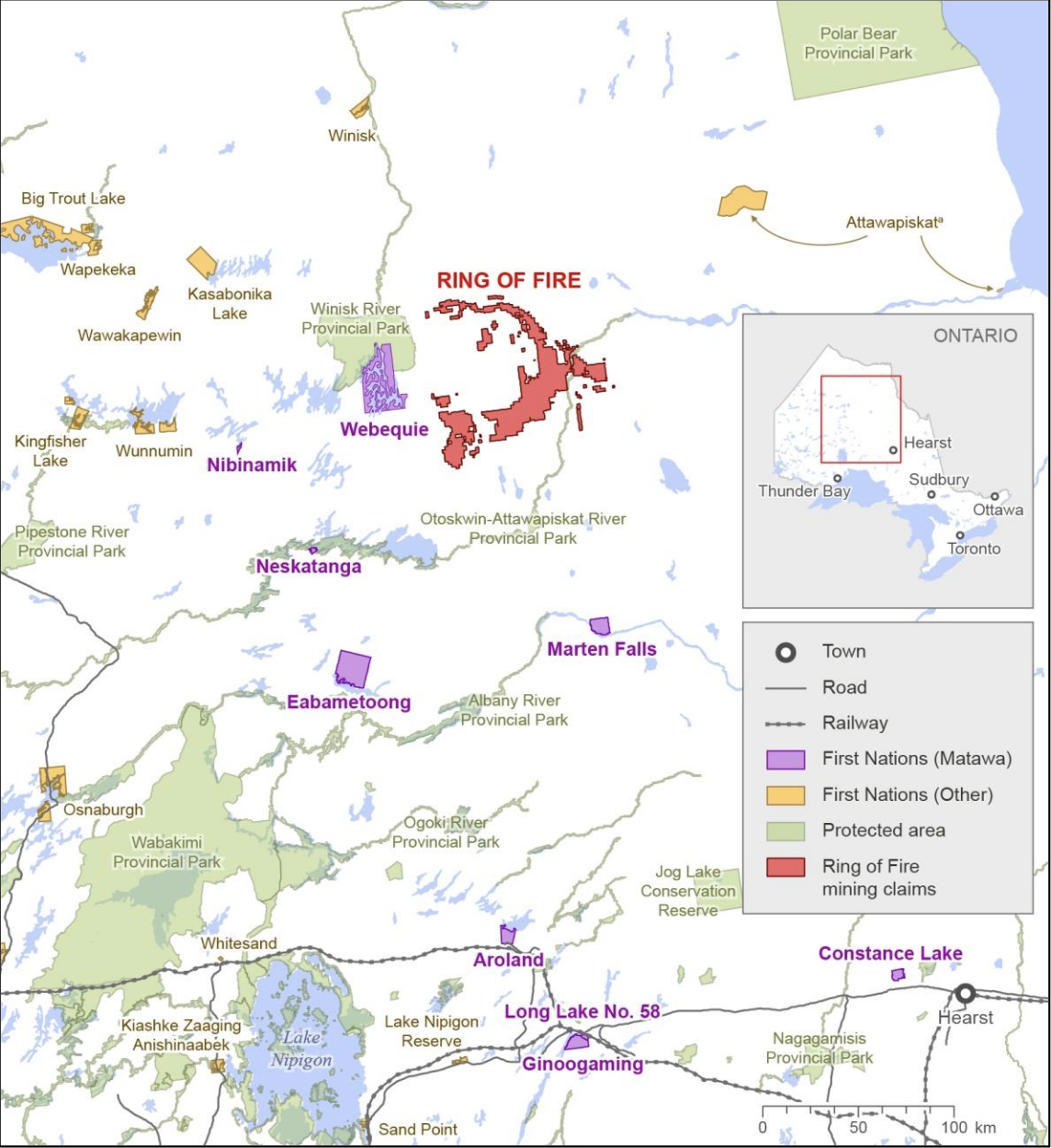 Ring of Fire region map