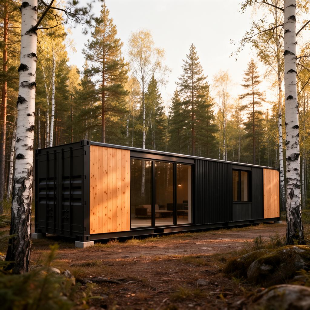The Voyageur — exterior view in a Canadian forest