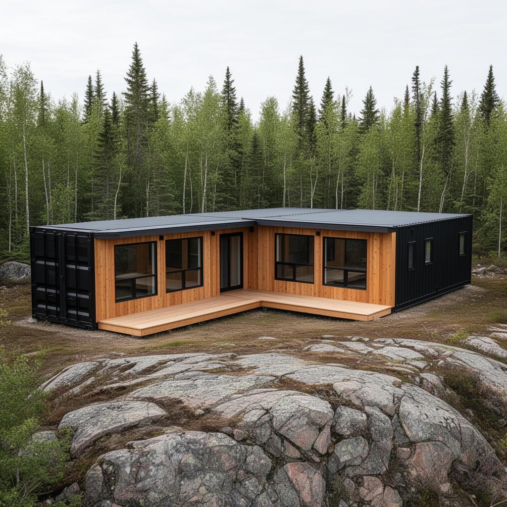 The Northern Light — exterior view in northern Ontario